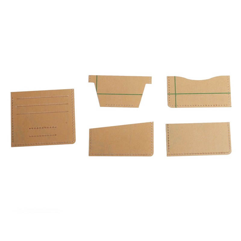 13 Pcs Leather Wallet Template Transparent Clear Acrylic Leather Template