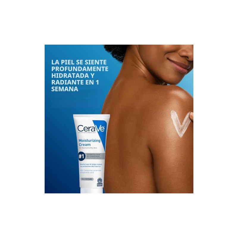 Crema Hidratante Cerave Facial Corporal Piel Normal Seca Onzas Líquidas