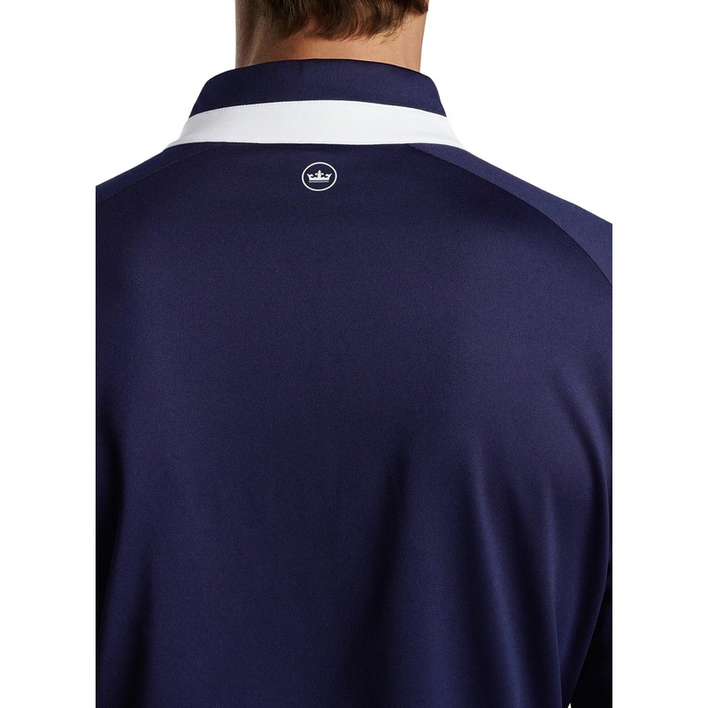 PETER MILLAR Men's Verge Performance Quarter-Zip, Navy, Medium