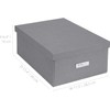 Bigso Box of Sweden Karin Collapsible Storage Box with Labelframe