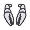 CLUB GRAB MEGA CLAWS Deck Pad Snowboard Mega Claws-BLACK-RED