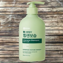 Green Finger Skin Softening Moisturizing Power Strong Moisturizing Intensive Shampoo 1 x 300ml / 그린핑거 피부유연 보습력 힘센보습 인텐시브 샴푸 1개 300ml