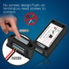 DC 0-200V 0-300A Battery Monitor Meter with Shunt, 9-in-1 Digital