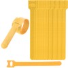 30PCS Adjustable Reusable Cable Ties Straps 12mmx150mm Hook and Loop