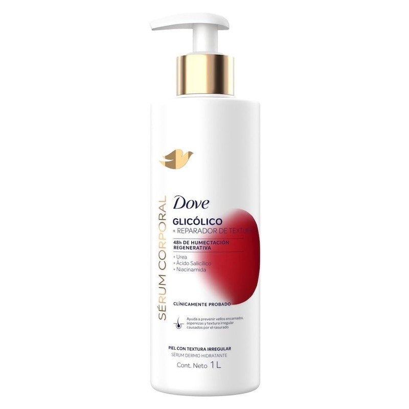 Dove Sérum Corporal Glicólico Reparador de Textura 1L