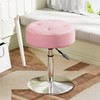 Youtanic Vanity Stool with Adjustable Height, 360°Swivel Ottoman Chair for