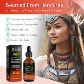 Batana Oil for Hair Growth, Eyelashes & Eyebrows,100% Pure & Natural Organic Batana Oil for Hair Loss, Repair, Moisturizing Massage Oil for Aromatherapy,Carrier Oil, Hair Oil, Body Oil