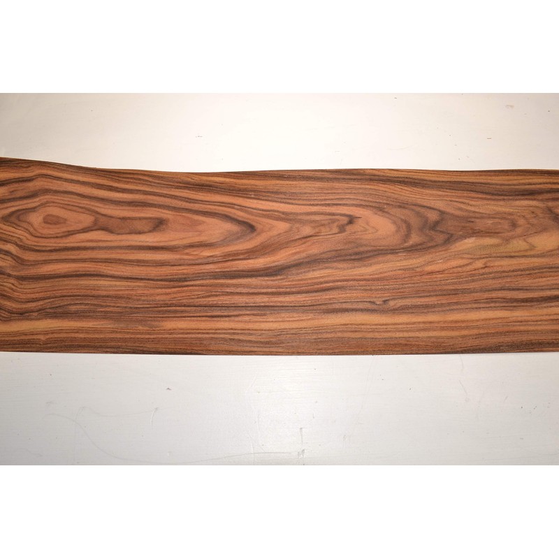 Santos Rosewood Raw Wood Veneer Sheets 8.5 x 118 inches