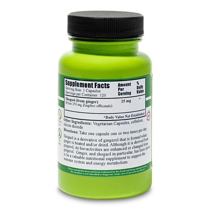 Daily Manufacturing 6-Shogaol (derived from 6-gingerol, Non-GMO Ginger Extract) 120