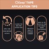 CKeep Kinesiology Tape, Uncut 2 Rolls, Original Cotton Elastic Premium