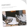 CAXUSD Outdoor Fire Pit Mat Heat Resistant Pad for Grass