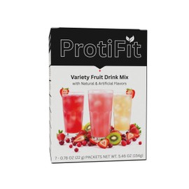 ProtiFit - High Protein Fruit Flavored Powder Drink Mix, 15g Protein, Low Calorie, Sugar Free, Ideal Protein Compatible, 7 Servings Per Box (Variety Pack)