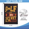 GEYGIE Golf and That's Why I'm Here Repeat Printed Microfiber