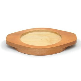 Wood Base (Stone Burn bibinba Pot 14,15,16 cm For)