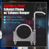 Elifecenter Heavy Duty 4 Inch Stainless Exhaust Clamp with Hanger