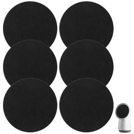 Capoda 6 Pack Carbon Replacement Filters Set for Portable Range Hoods Circle Activated Charcoal Filters for Odor and Grease Removal (5 Inch)