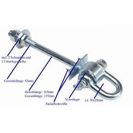 Swing Hook 115mm Type D+