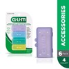 GUM - 10070942302354 Antibacterial Toothbrush Covers For Travel or Home,