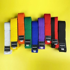 Prospecs Taekwondo belt, colored belt, uniform belt, single belt, Taekwondo uniform / 태권도띠 색띠 도복띠 한번띠 태권도복