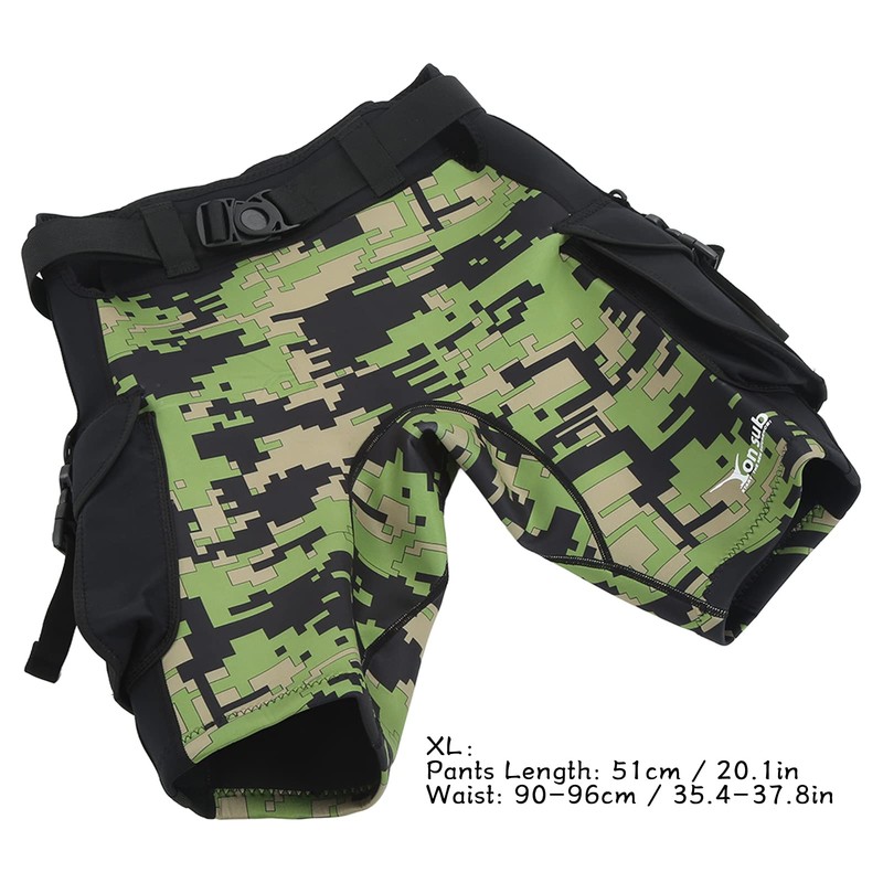 Wetsuit Shorts, 2.5mm Diving Shorts for Men With Pocket, Quick