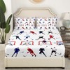 Feelyou Ice Hockey Sheet Set Twin Kids Sports Event Bedding