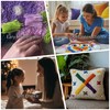 Generic DIY Latch Hook Pillow Kits - Cute Brown Highland