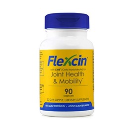 Flexcin Joint Health & Mobility Formula with CM8 (Cetyl Myristoleate) - Joint Supplements for Men and Women with Glucosamine, MSM, Collagen Type II - 90 Capsules