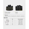 KUTOOK Glove Gym Fitness Training Weight Lifting Gloves Unisex black-XS