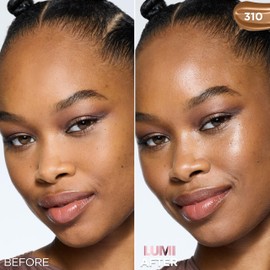 L'Oreal Paris Lumi Le Glow Skin Tint, Lightweight Water-Based Tinted Serum with Foundation-Like Coverage, Glow Illuminator, Warm 310, 0.85 Fl Oz