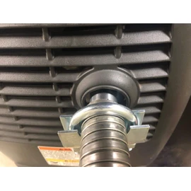 GenExhaust compatible with Honda EU2200i/EU2000i/EU1000i Generator 1" steel exhaust extension 3 foot length.