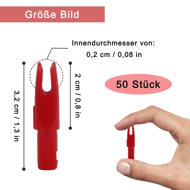 SVUPUE Archery Arrow Cams, Pack of 50 Plastic Arrow Cams