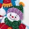 Bucilla Kit de calcetines de Navidad con apliques de fieltro,