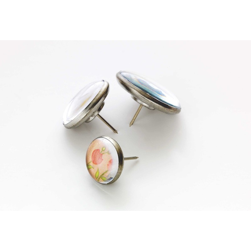 Nobo Bubble Push Display Board Pins, Assorted Designs, Pack of