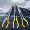 3 Pcs Mechanical Pliers 11in Long 45° 90° Bending Tip