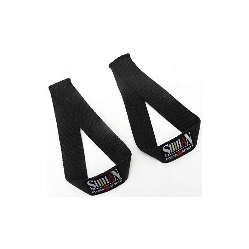 Shihan POWER SPORTS Single Loop,Weight Lifting Straps Weight Gym Straps