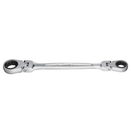 TONE RMFW-1317 Double Head Ratchet Offset Wrench Double Sided Width 0.5 x 0.7 inches (13 x 17 mm)