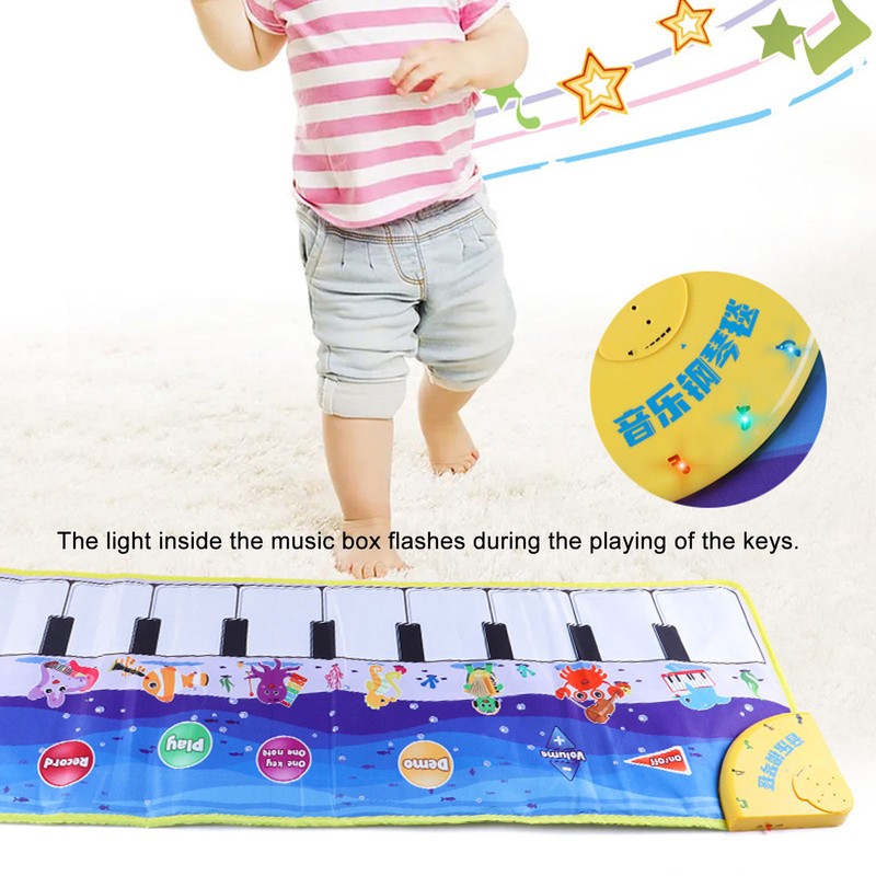 Ocean World Musical Mat Light Touch Sensitive Foldable Ocean World
