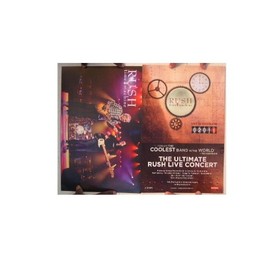 Rush Poster Time Machine Two Sided Full Band Shot