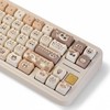 SWDPORT Cute Cat Keycaps Set, 132 Keys Thick PBT Mao
