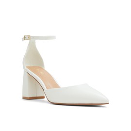ALDO Women's Jan Pump, White, 8.5