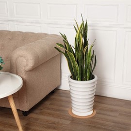 2 Packs 12 Inch Cork Coaster Round Cork Mat Soft Corkboard Mat Absorbent Planter Saucers for Kitchen Hot Pads, Pots, Pans, and Kettles and DIY Crafts Supplies