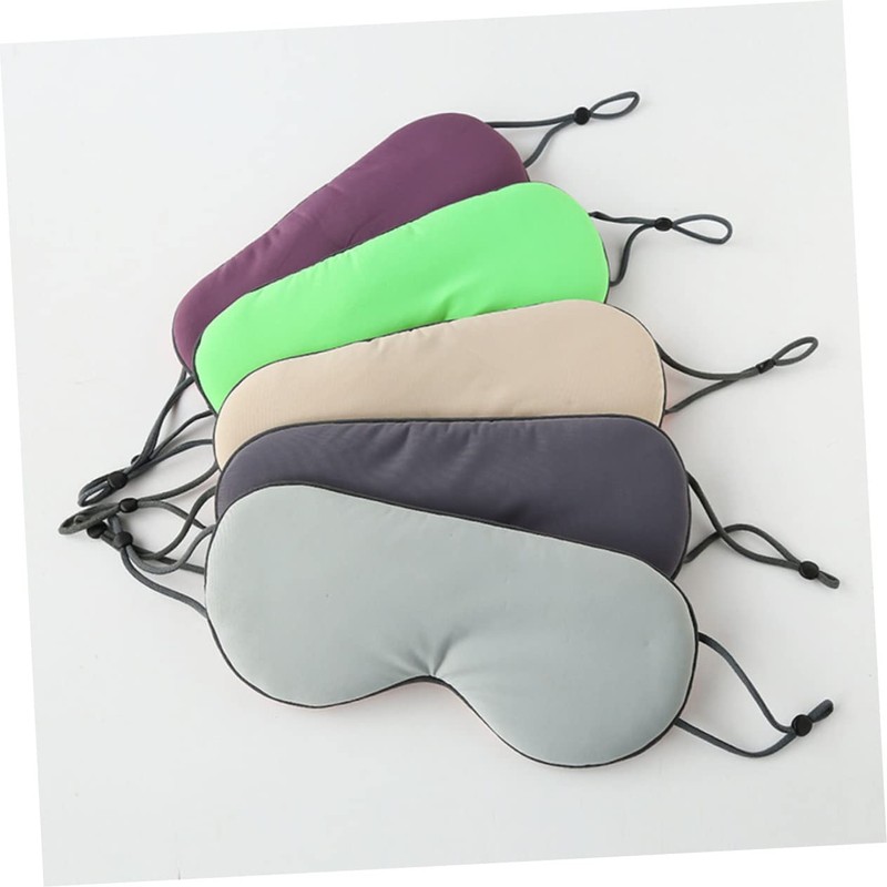 SAFIGLE 1pc Dual Sided Sleep Eye Mask Breathable Silk Eye