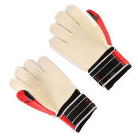 Football Soccer Goalkeeper Gloves Anti Slip Latex Soccer Goalie Gloves for Adults red Adult No.8 10