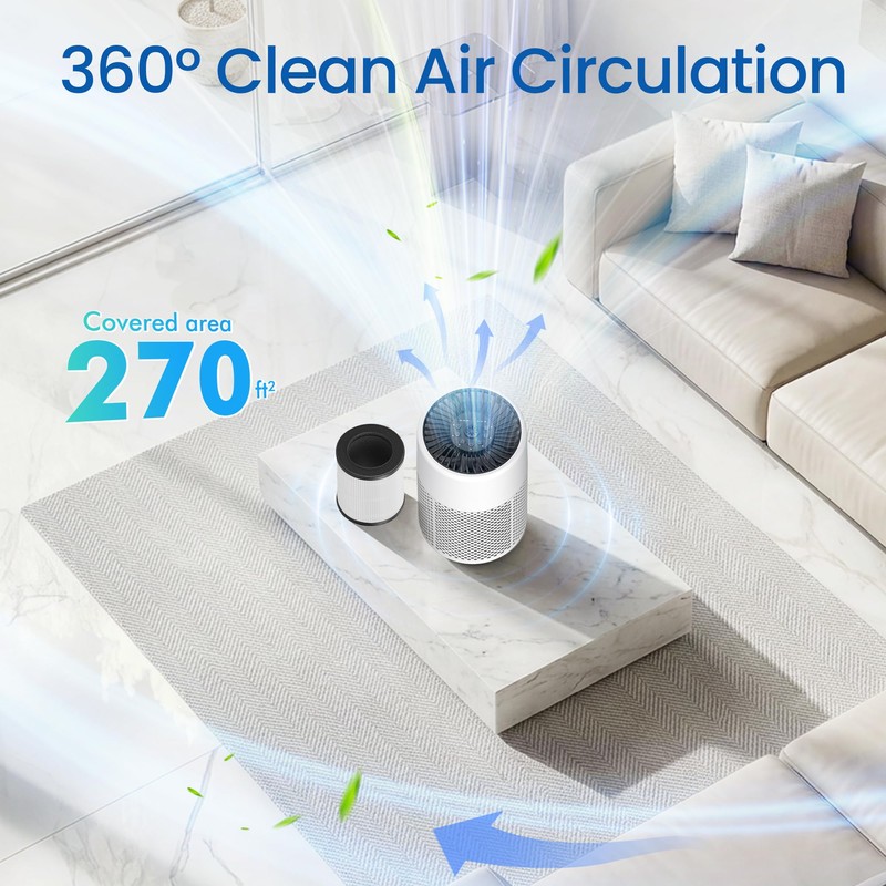 Genuine CHIVALZ MR2588 Air Purifier Replacement Filter, 1 Pack, Original