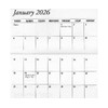 2 Year Pocket Calendar Planner with Note Pad, Wildlife &