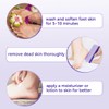 4 Pcs Foot Pumice Stone and Scrubber for Feet and
