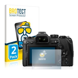 BROTECT Anti-Glare Screen Protector for Olympus OM-D E-M1 Mark III (Pack of 2) Matte Screen Protector Film Anti-Reflection Anti-Fingerprint