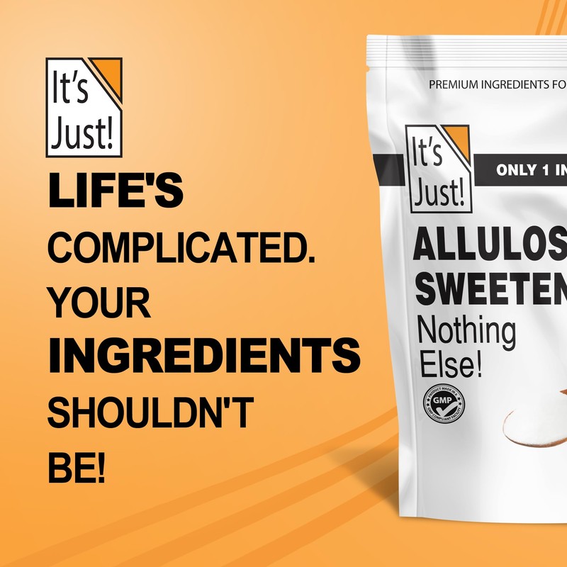 It's Just - Allulose, Sugar Substitute, Keto Friendly Sweetener, Non-Glycemic,