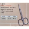 Denco Cuticle Scissors High Carbon Steel. 4". Made in Italy.