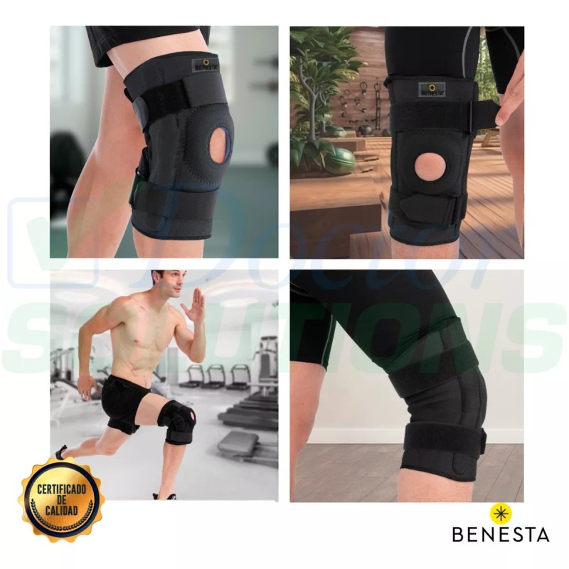 Benesta Rodillera Mecánica De Neopreno Benesta Color Negro